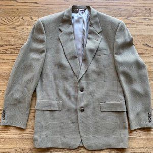 HART SCHAFFNER & MARX Men's Blazer / Suit Jacket -- SIZE 43L Nordstrom Pure Wool